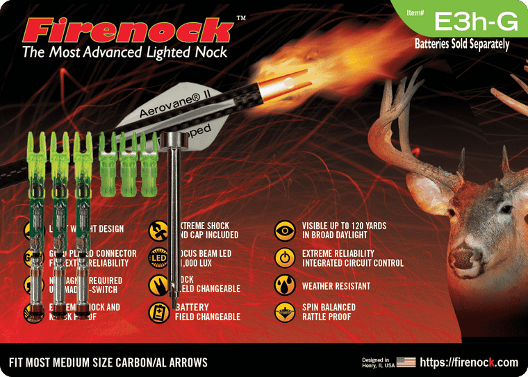 E Style Hunting Firenock Lighted Nock System (3)