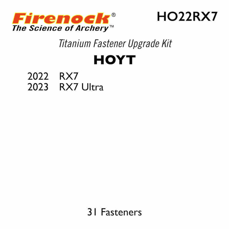 Ti Kit for Hoyt 2022 RX-7