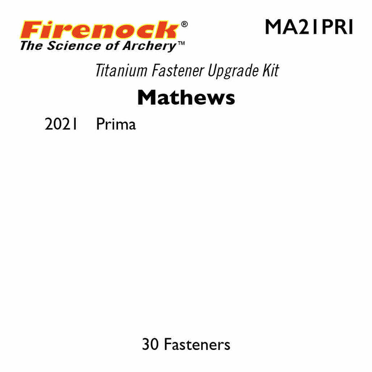 Ti Kit for Mathews 2021 Prima