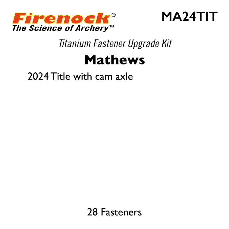 Ti Kit for Mathews 2024 Title