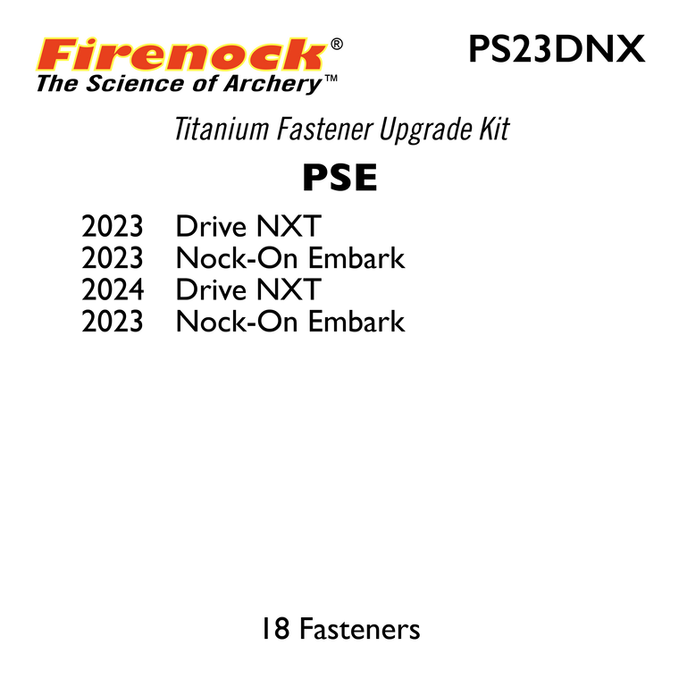 Ti Kit for PSE 2023-24 Nock-On Embark, Drive NXT