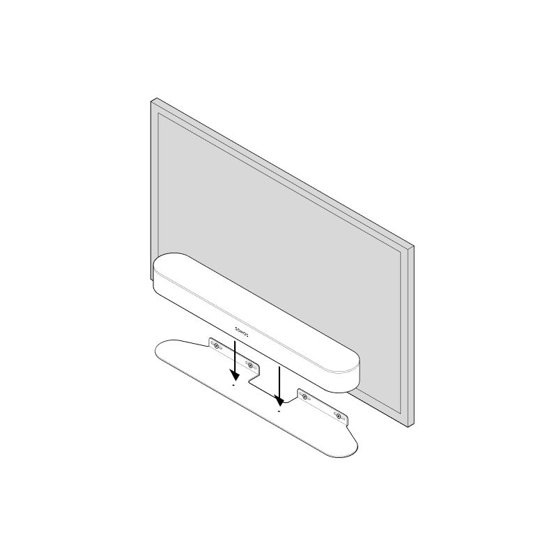Sonos Beam Wall Mount | Official Accessory | Jennings Sound & Vision