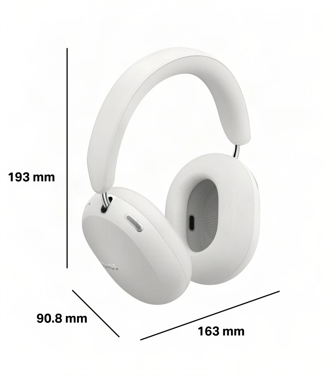 Sonos Ace Ultra dimensions: 193 mm high, 163 mm wide, 90.8 mm deep
