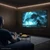 Samsung 77 inch S90H OLED TV gaming setup in a home cinema room