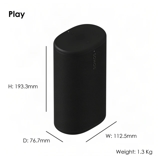 Sonos Play dimensions and weight