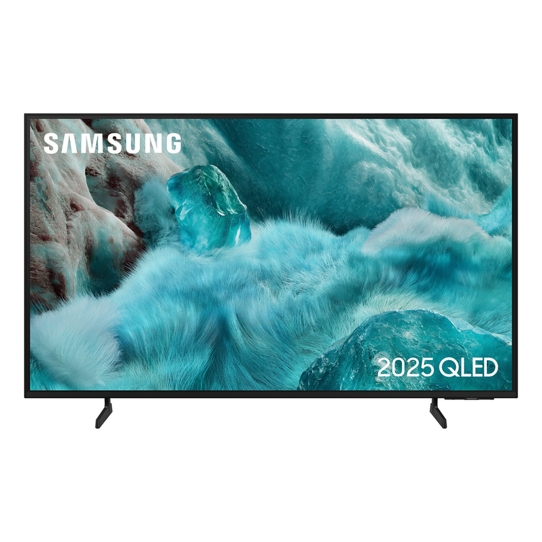 Samsung QE43Q7F2A QLED 43" TV front view on stand