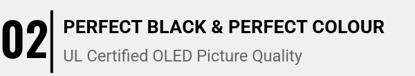LG C6 feature 2 — Certified Perfect Black and Perfect Colour