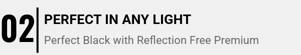 LG OLED G6 2026 — Feature 02: Perfect in Any Light — Perfect Black with Reflection Free Premium