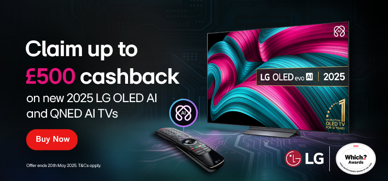 LG OLED Cashback Promotion for New 2025 LG OLED TVs