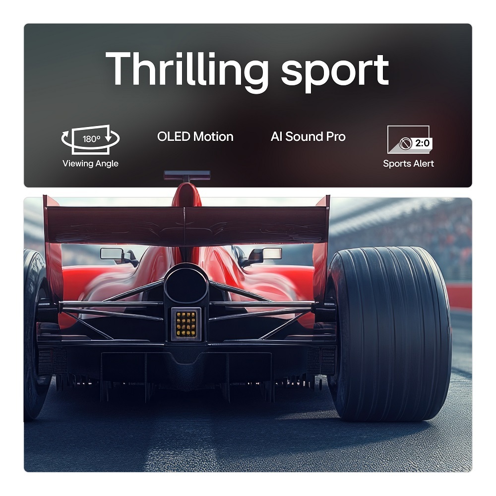 LG OLED48B56 is great for watching sport