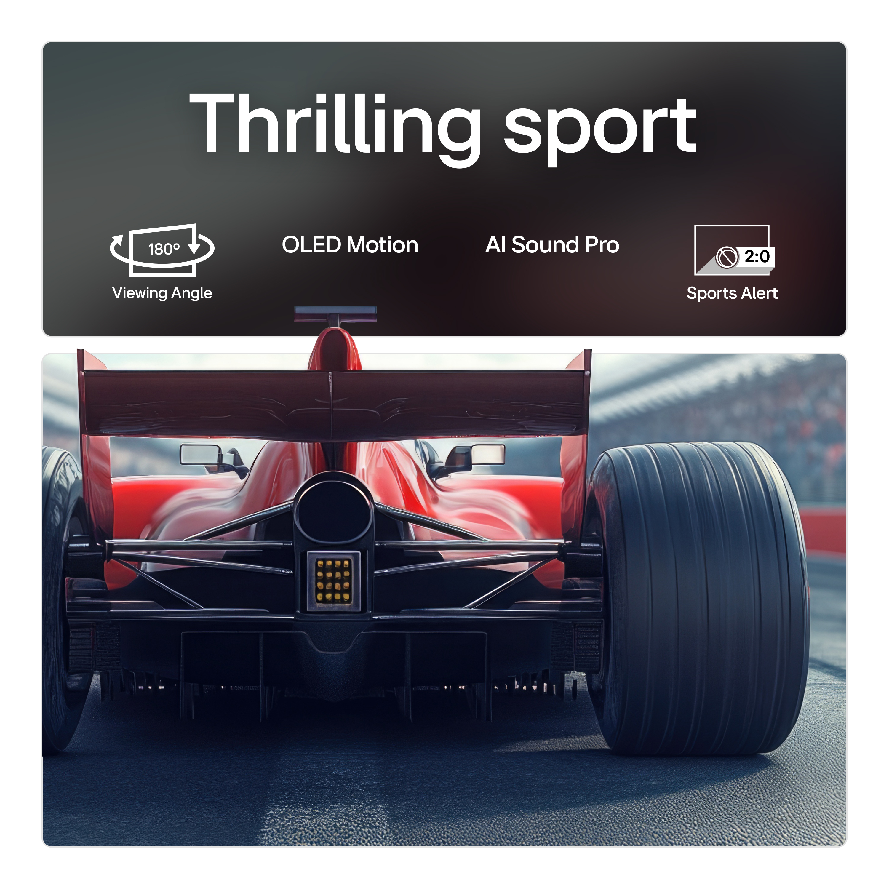LG OLED55B56 is great for watching sport