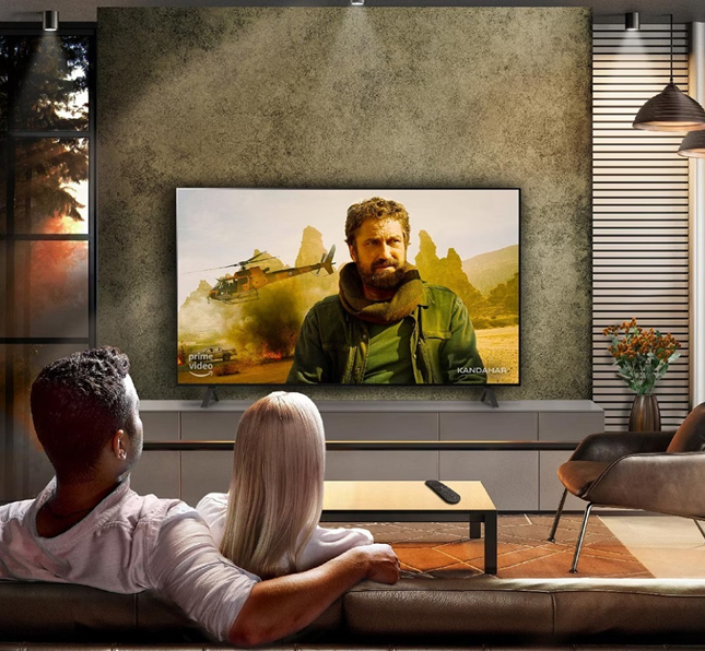 OLED Pros & Cons - TV shown in living room setting
