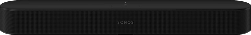 Sonos Beam Gen 2 soundbar front view, drawn to scale