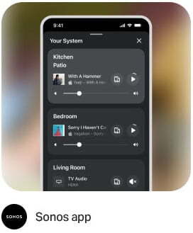 Your favourite streaming apps icon for Sonos Beam Ultra