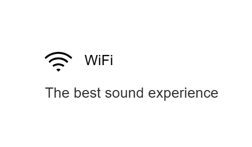 Sonos ERA 100 SL with WiFi for the best sound performance