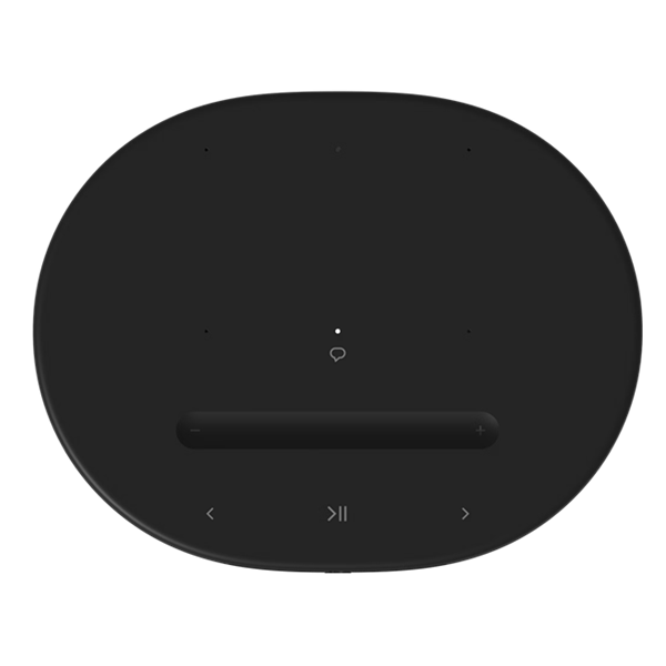 Sonos Move 2 speaker showing touch controls on the top panel