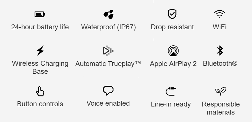 Sonos Play Speaker key features list