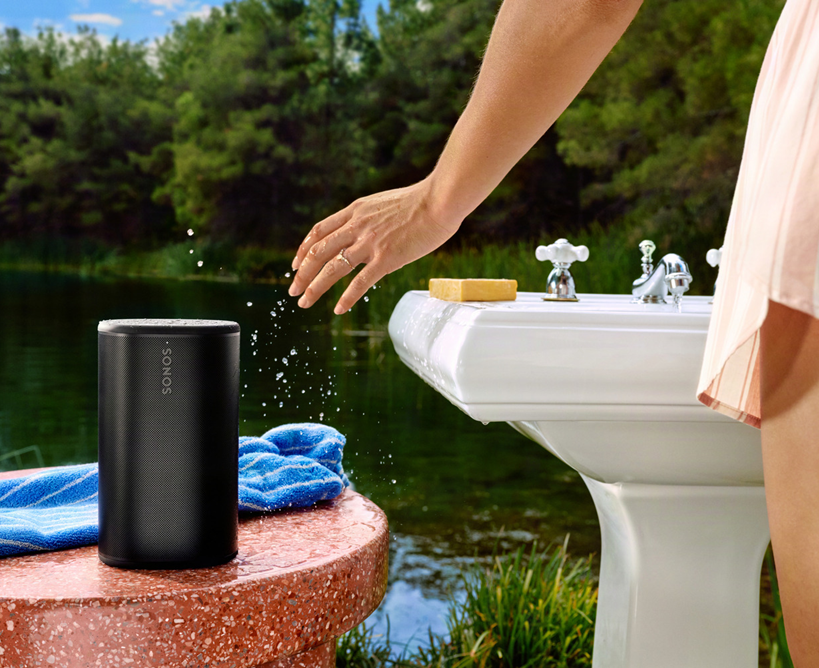 Sonos Play Portable Speaker featuring IP67 rating