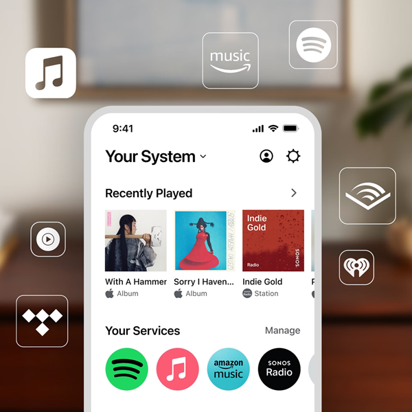 Sonos Play Speaker with Direct Control from supported apps