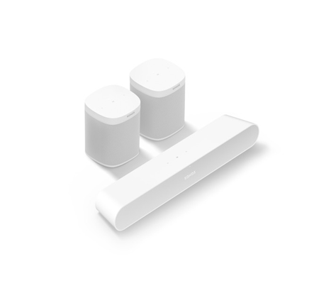 Create your home cinema system with Sonos soundbar and surround speakers
