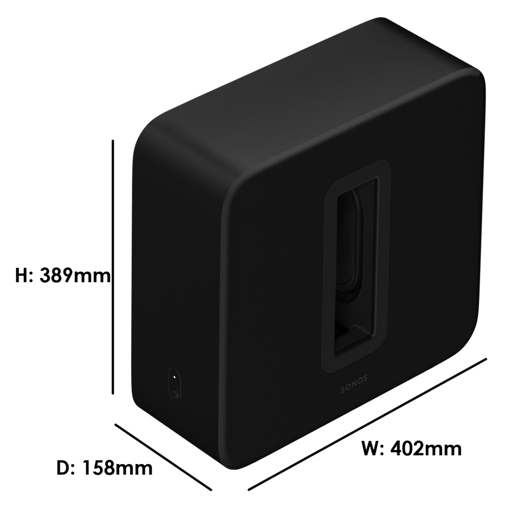 Sonos Sub 4 Dimensions