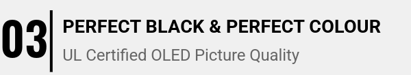 LG C6 feature 3 — Certified Perfect Black and Perfect Colour