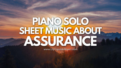 Piano Solo Sheet Music for Hymns about Assurance