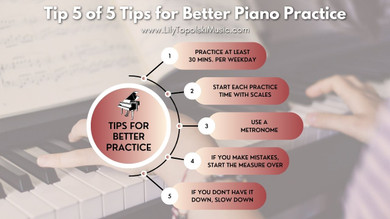 Tip 5: If You Don't Have It Down, Slow Down (5 Tips for Better Piano Practice) Tip 5: If You Don't Have It Down, Slow Down (5 Tips for Better Piano Practice)