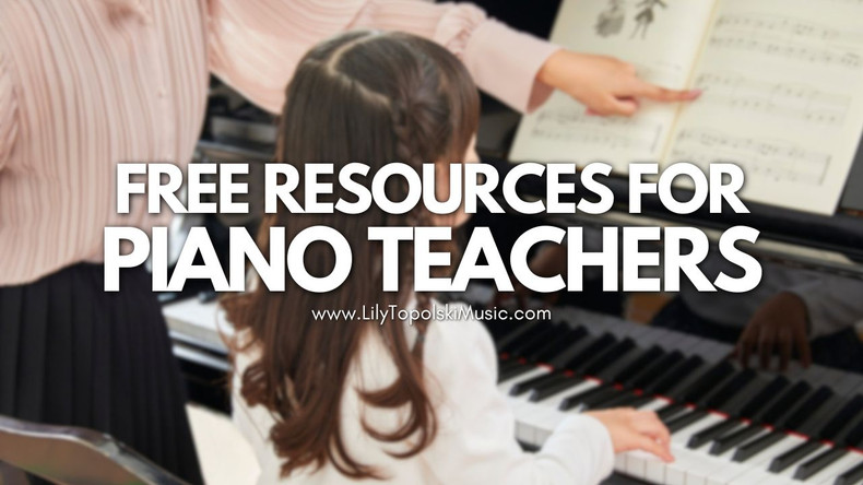 FREE Downloadable Resources for Piano Teachers