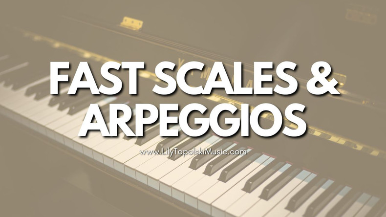 How to Play Fast Arpeggios & Scales on Piano