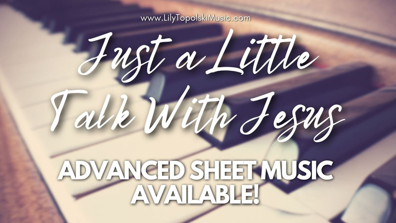 "Just a Little Talk With Jesus" is Now Available!