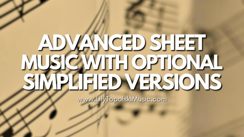 Simplified Versions of Advanced Hymn Arrangements