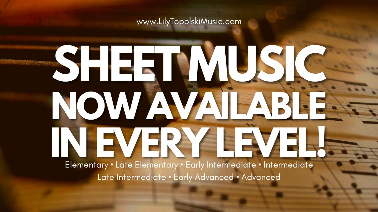 Exciting News: Sheet Music Now Available in Every Level (Elementary