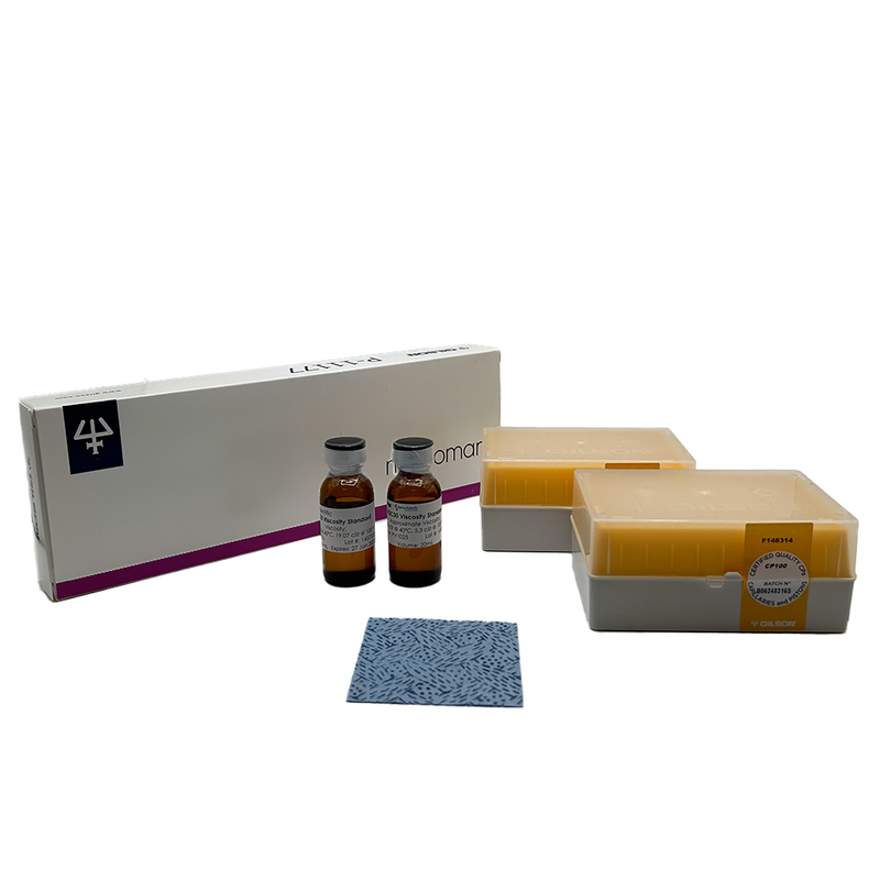 Standard Accessories kit for the MiniVisc series with positive displacement pipette