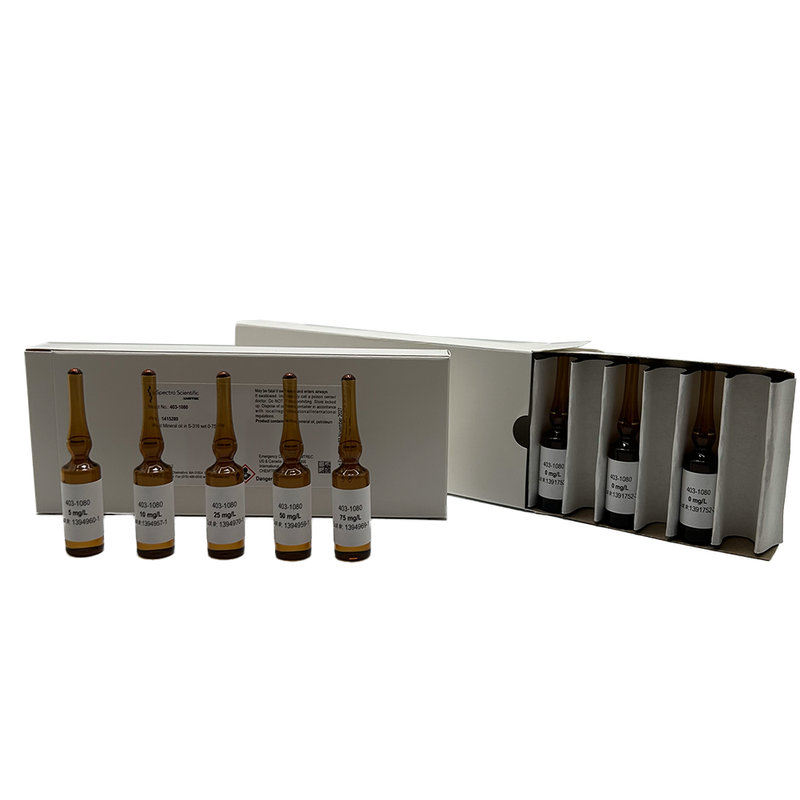 Low Range TOG/TPH S-316 TOG/TPH Five Point Calibration Standard Set: Light Mineral Oil in S-316