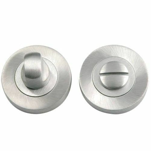 Satin Chrome Bathroom Thumbturn & Release JV2666SC