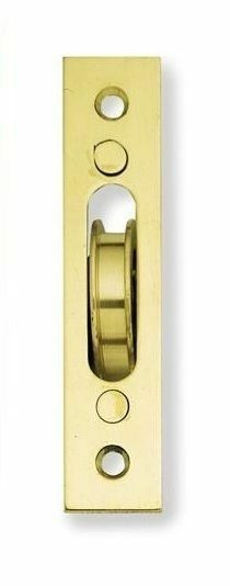 Polished Brass Roller Sash Window Axel Pulley J995BPB