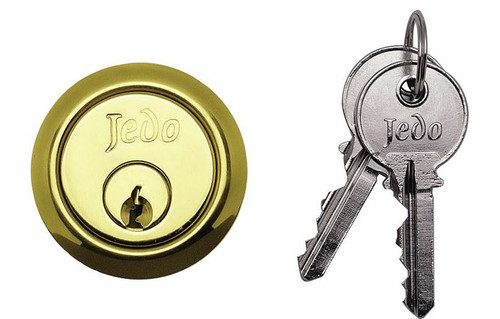 Pol. Brass Night Latch Replacement Cylinder JL7022PB