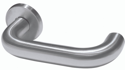 Orbit Return to Door Stainless Steel Lever Handle JSS13