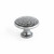 Pewter Beaten Cupboard Knob - Large 33625
