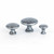 Pewter Beaten Cupboard Knob - Small 33705