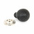 Ebony & Polished Nickel Beehive Cabinet Knob - Small 83869