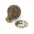 Rosewood & Polished Nickel Beehive Cabinet Knob - Small 83873