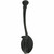 Black 7 3/4'' Hat & Coat Hook 33249
