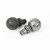 Pewter Beaten Ball Finial (pair) 33397