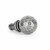 Pewter Beaten Ball Finial (pair) 33397