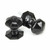 Black Octagonal Mortice/Rim Knob Set 33250