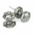 Pewter Patina Octagonal Mortice/Rim Knob Set 33643