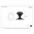 Black Centre Door Knob 83506