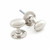 Polished Nickel Oval Mortice/Rim Knob Set 83629